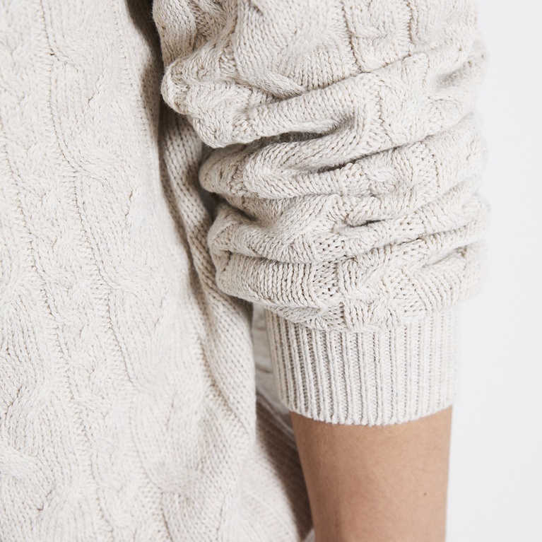 Flettestrikket genser "Tage"